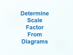 Determine Scale Factor From Diagrams