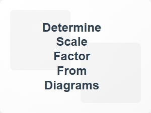 Determine Scale Factor From Diagrams