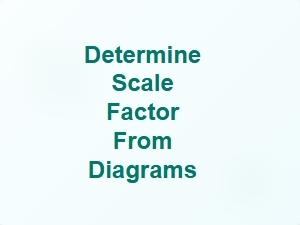Determine Scale Factor From Diagrams